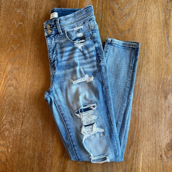 BKE Parker High Rise Ankle Skinny Jeans – Size 27 – Light Wash - Picture 3 of 5